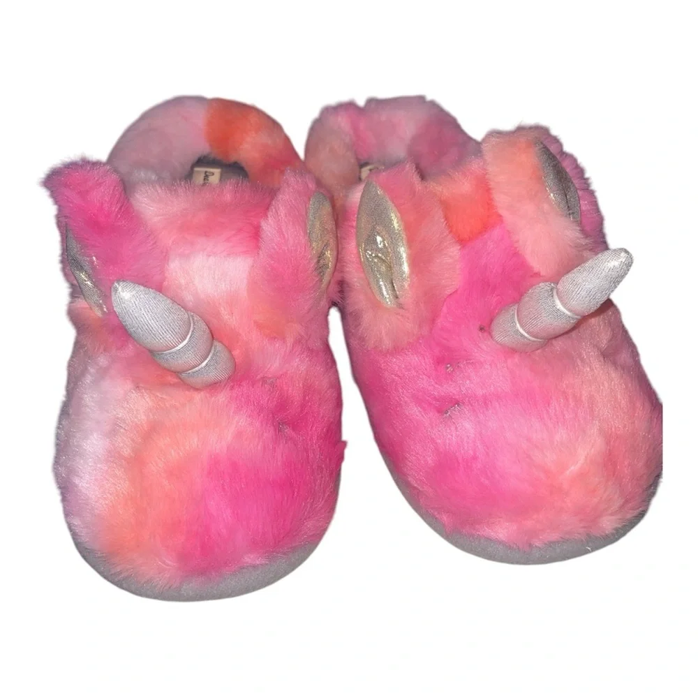 Dearfoams Unicorn Slipper size 2-3